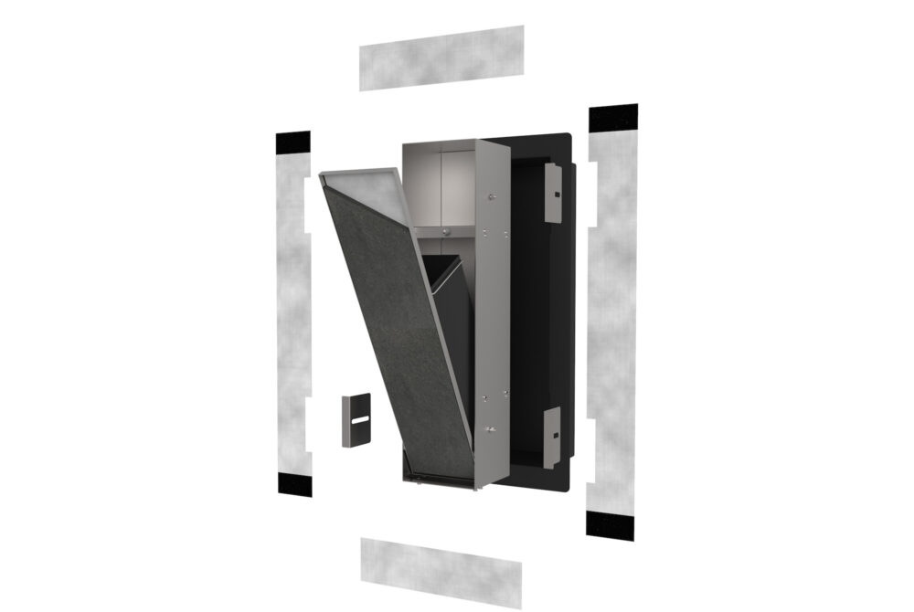 Beépíthető WC papír tartó szemetessel - Image 5